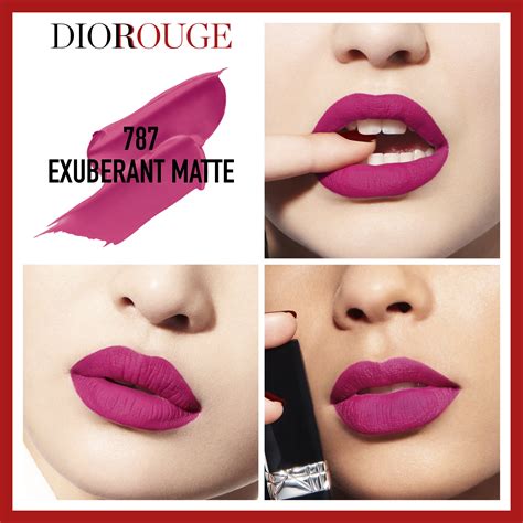 dior exuberant matte 787|Christian Dior Rouge Dior Couture Colour Comfort and Wear .